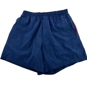 Freeballers Meridian Apparel Navy Blue Red Compression Liner Shorts Mens Large